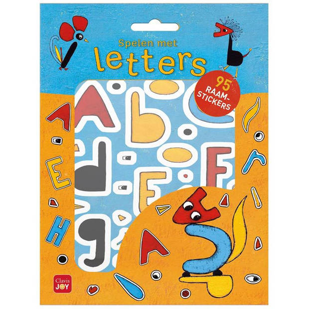 Clavis Spelen met letters stickerset. 3+