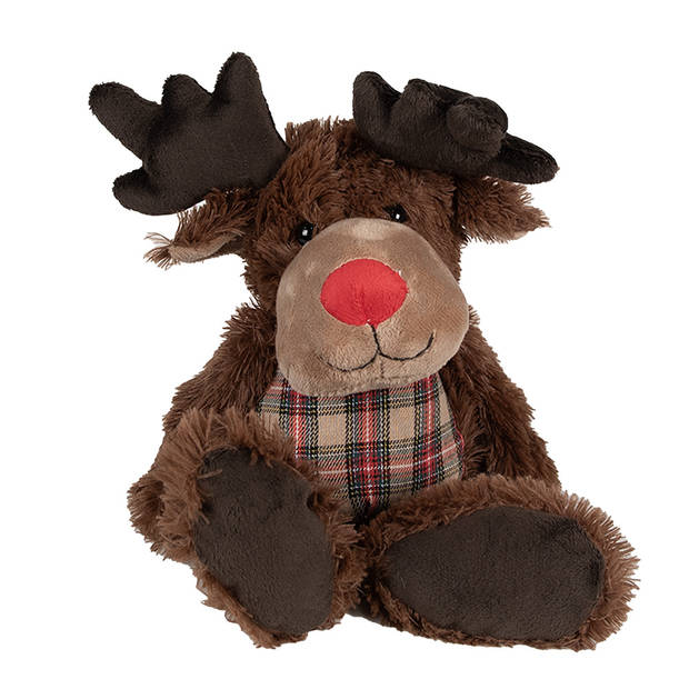 Clayre & Eef Knuffel Rendier 35 cm Bruin Pluche Bruin