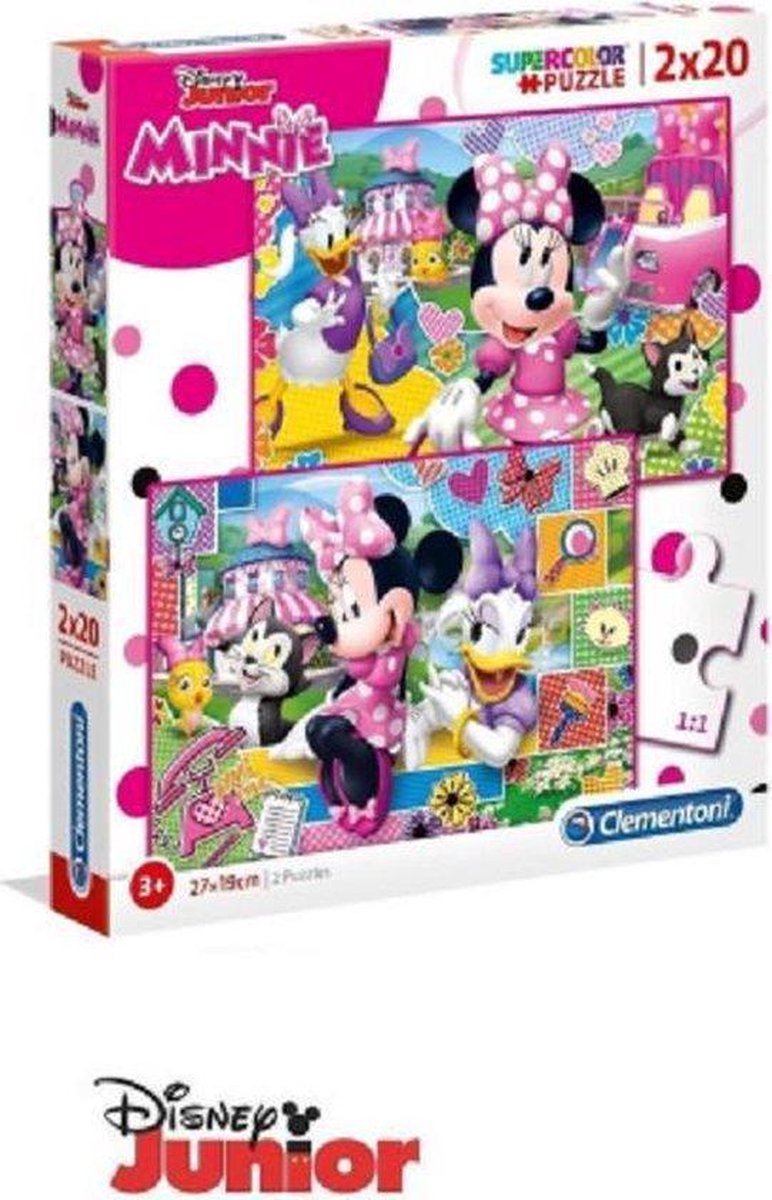 Disney Junior Minnie Puzzel 2 x 20