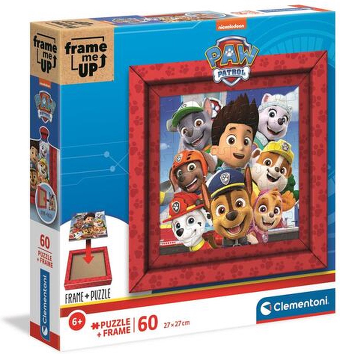 CLEMENTONI PAW PATROL PUZZEL + KADER