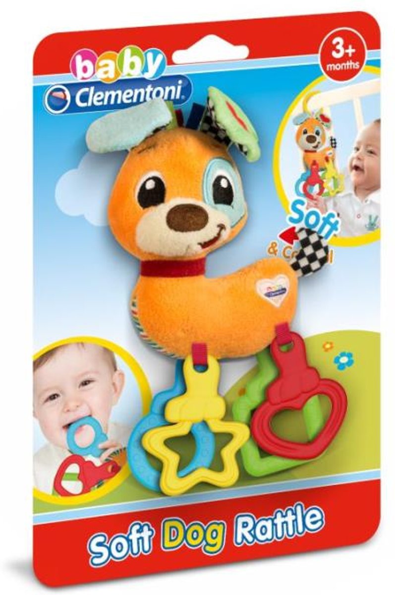 !!DOGGY PLUSCH RATTLE