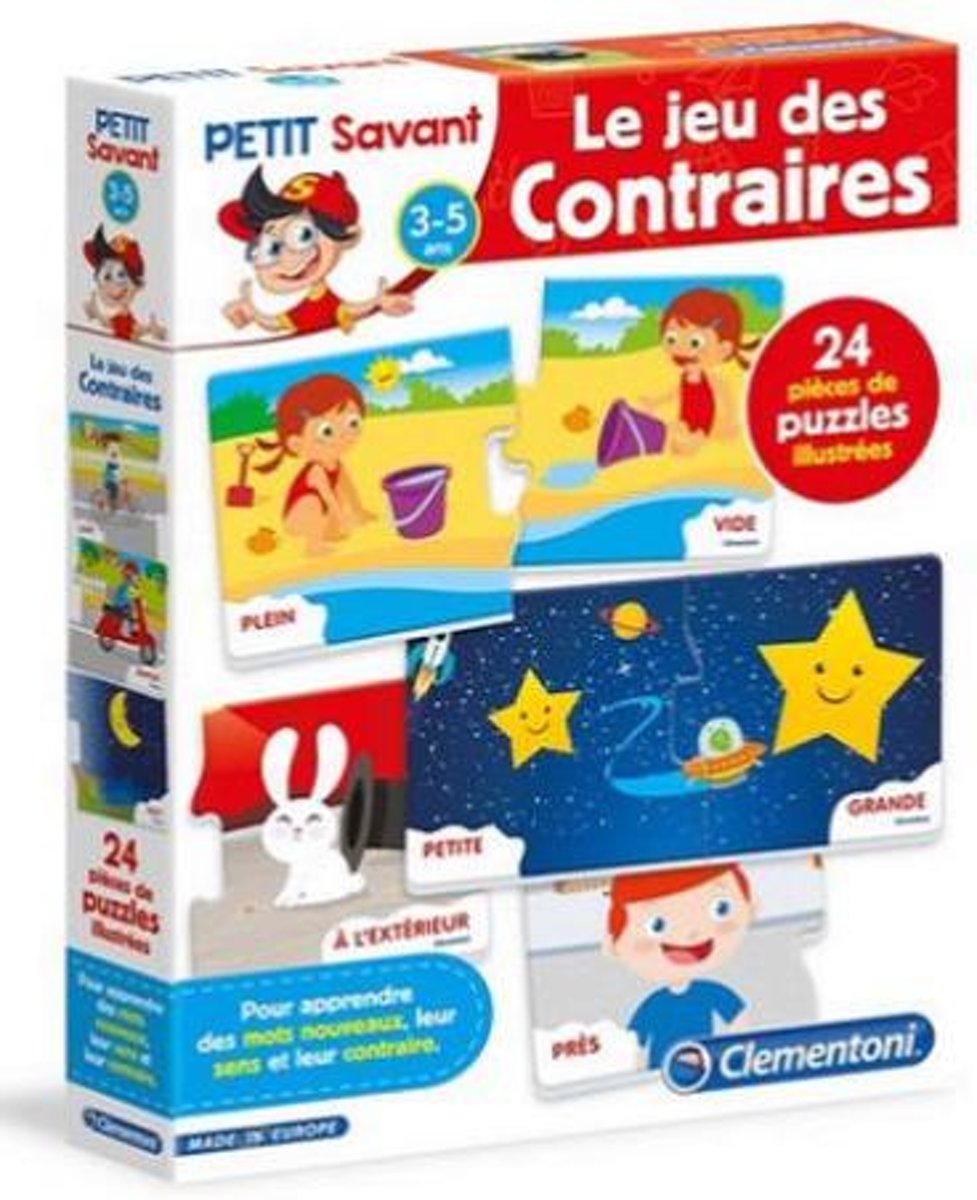 !Fr Le jeu des contraires - 3 à 5 ans