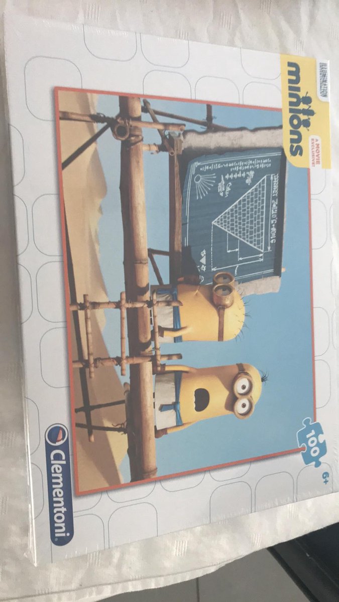 100 delig minions puzzel clementoni