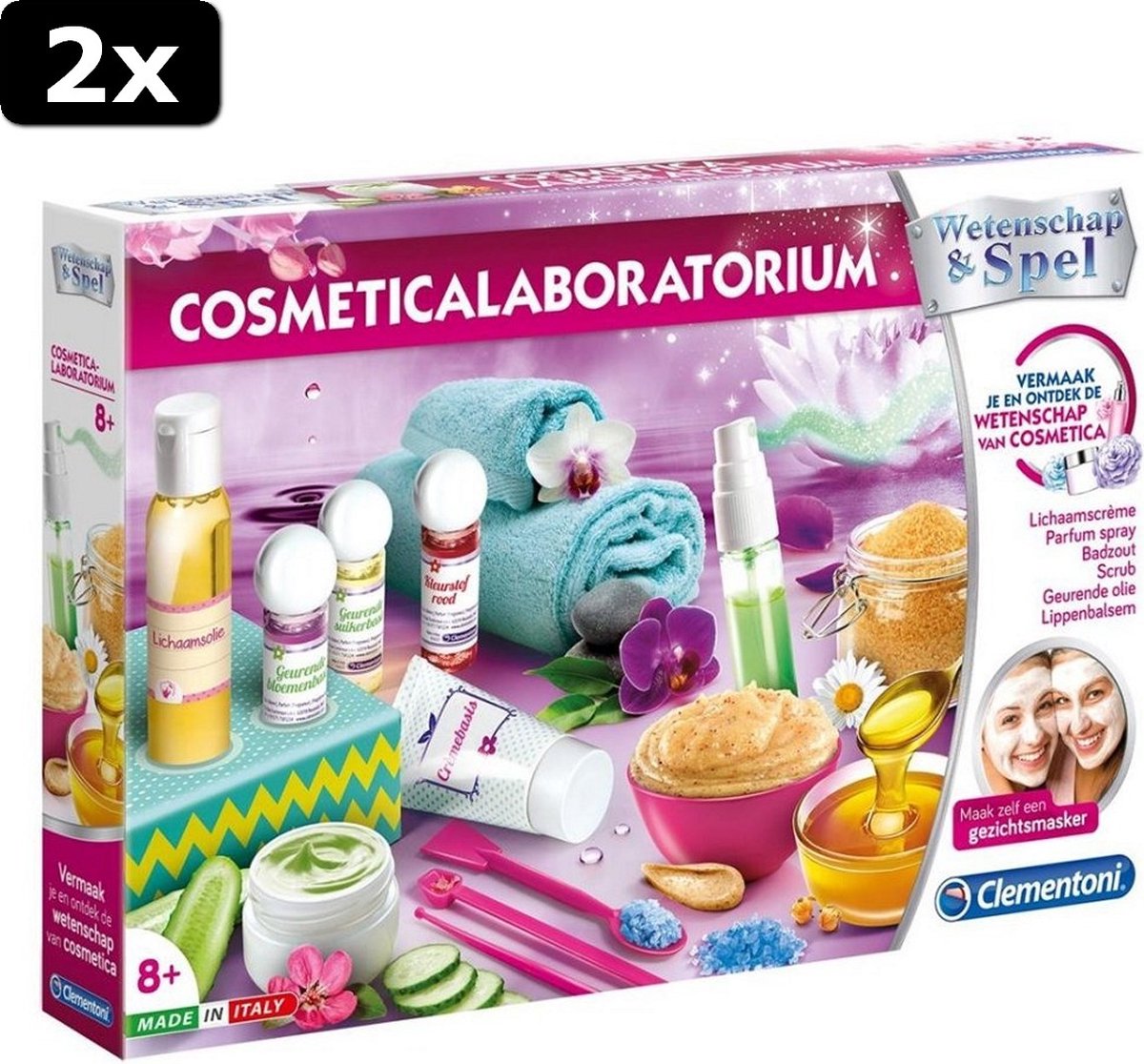 2x Clementoni Cosmeticalabaratorium