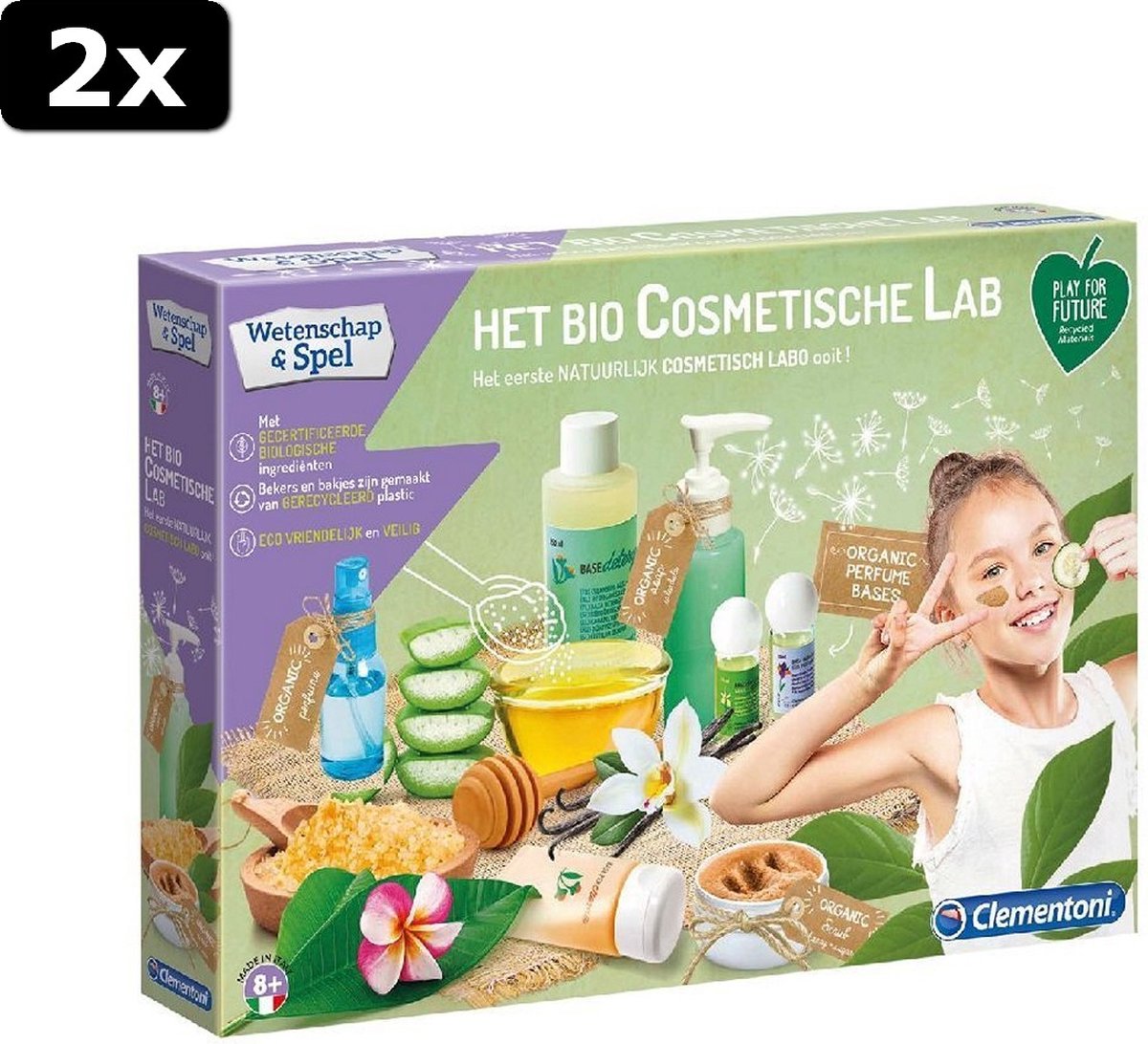 2x Clementoni Het Bio Cosmetische Lab