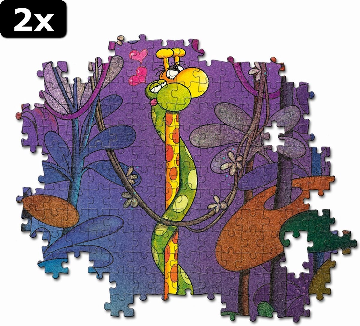 2x Clementoni Mordillo Puzzel 500 Stukjes