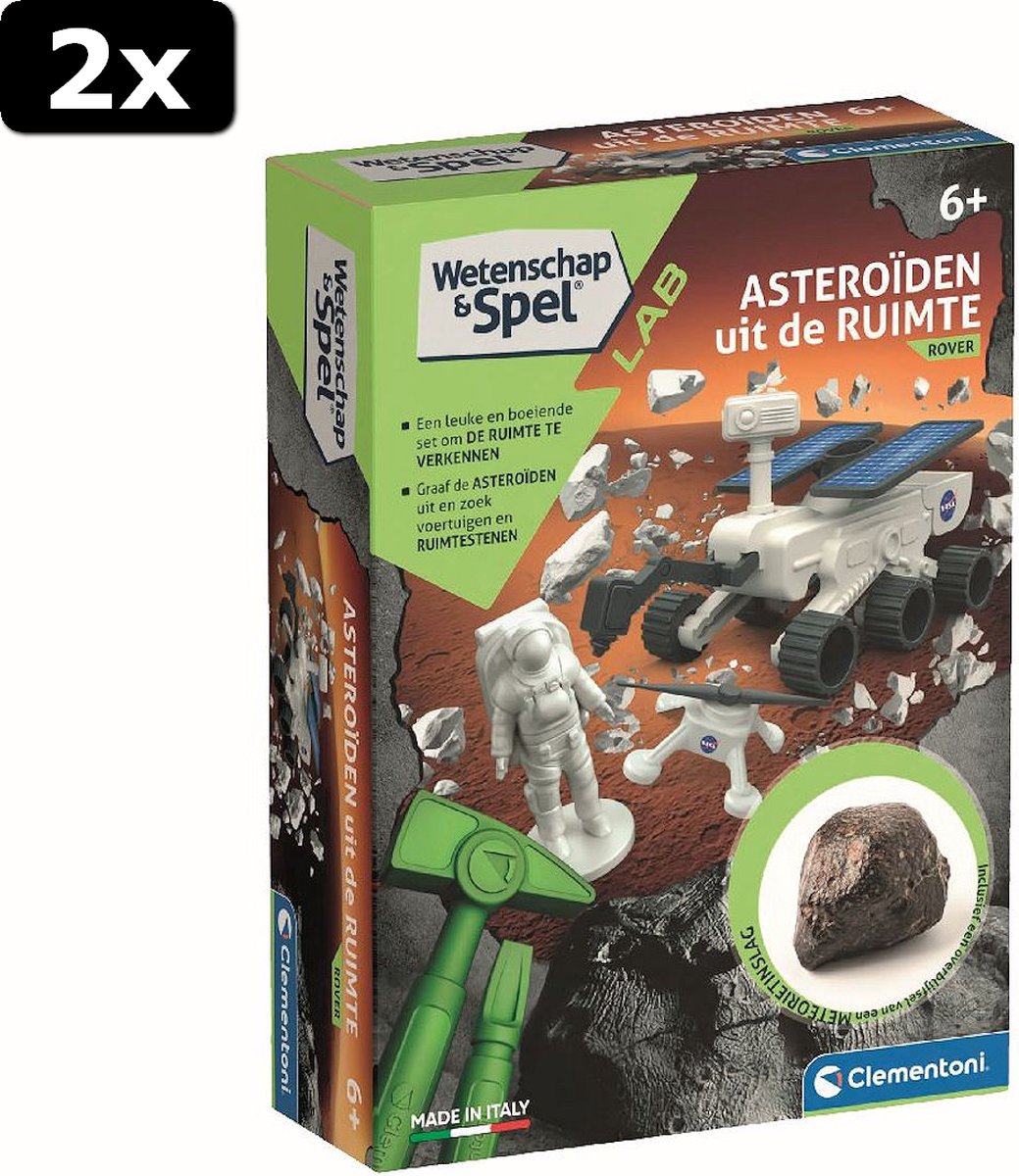 2x Clementoni Wetenschap en Spel Nasa Dig Line