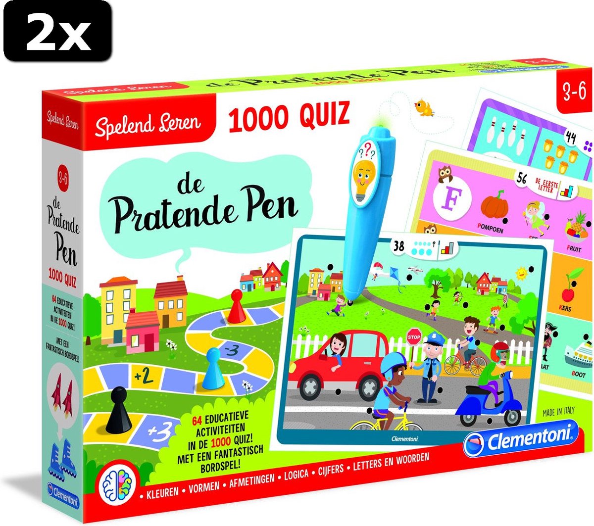 2x Interactieve pen 1000 Quiz