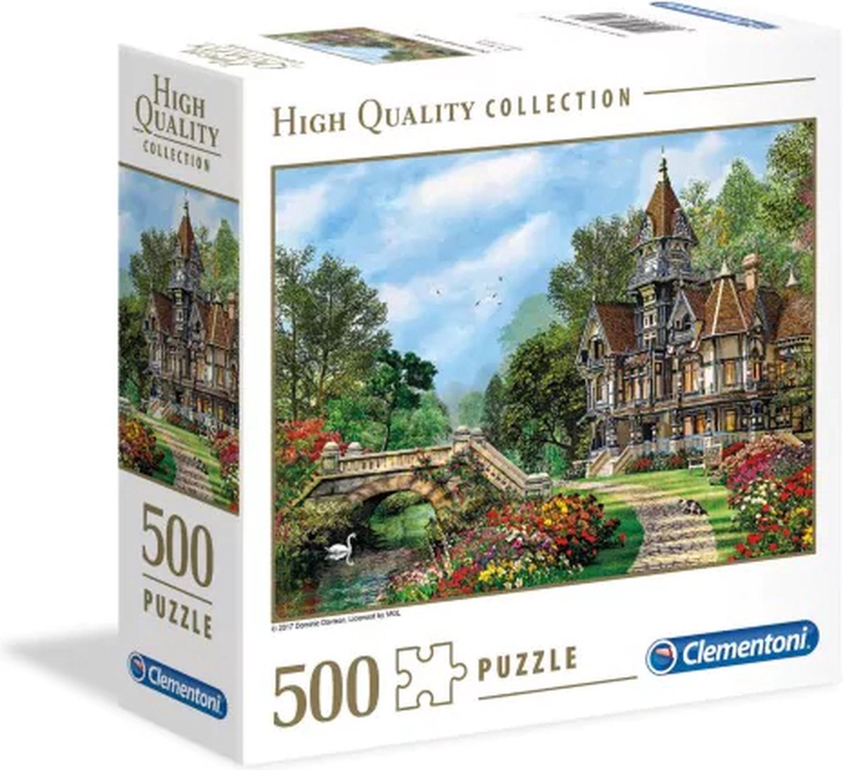 CLEMENTONI PUZZEL 500 STUKJES OLD WATERWAY COTTAGE