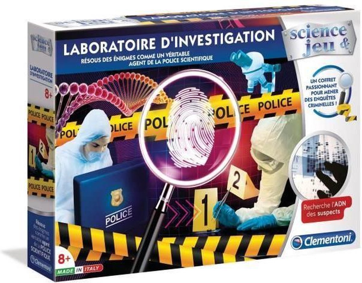 CLEMENTONI Science & Game - Onderzoekslaboratorium - Wetenschappelijk spel