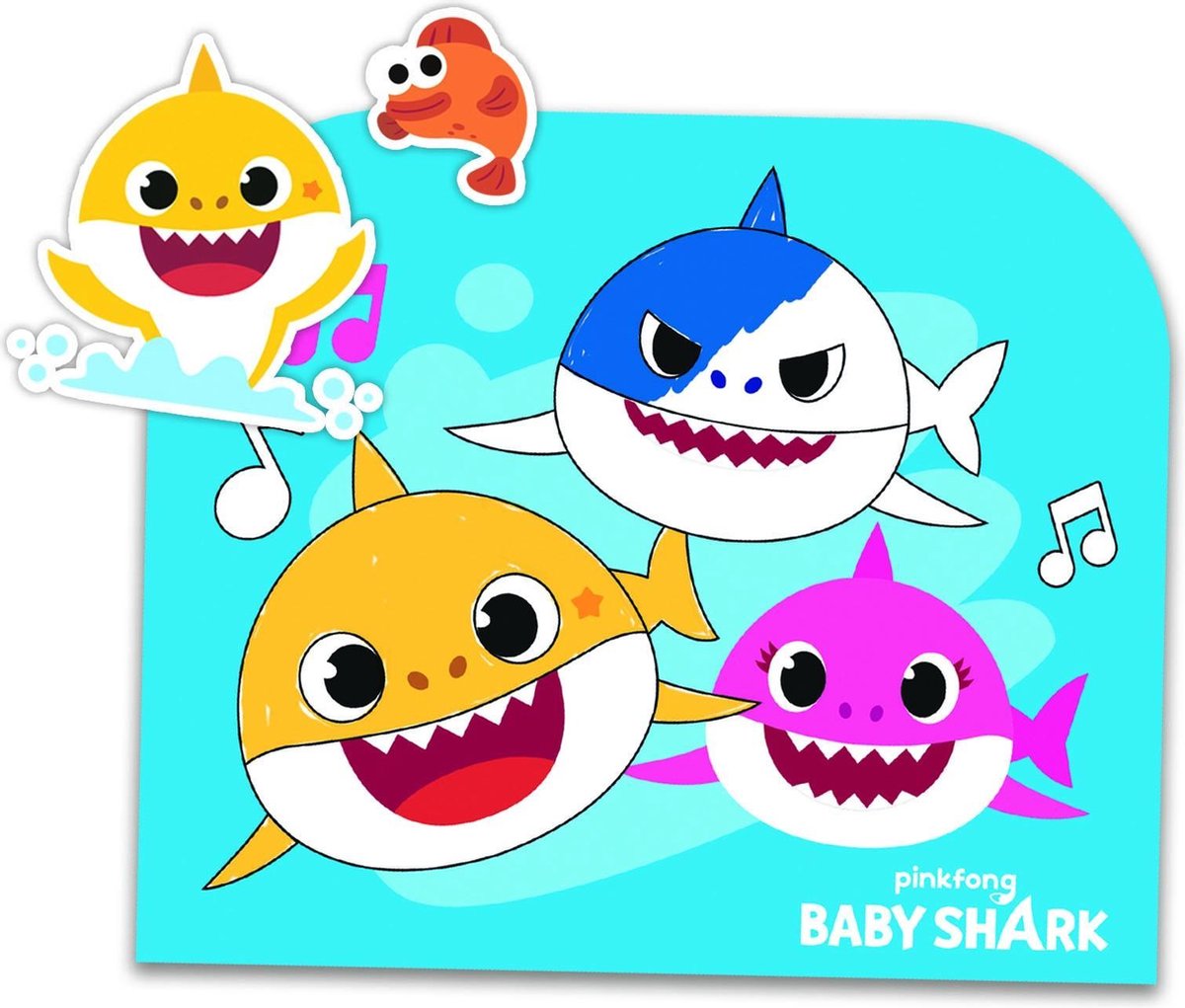   - Baby Shark - Tattoos, tattoo voor kinderen