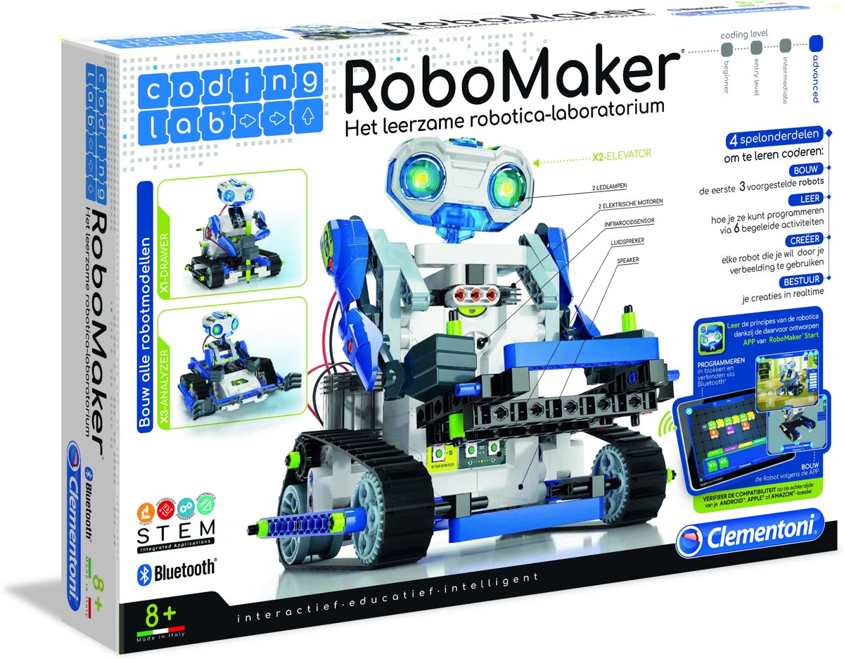   - Coding Lab - Robomaker Starter Set - Programmeerbare educatieve Robot - STEM