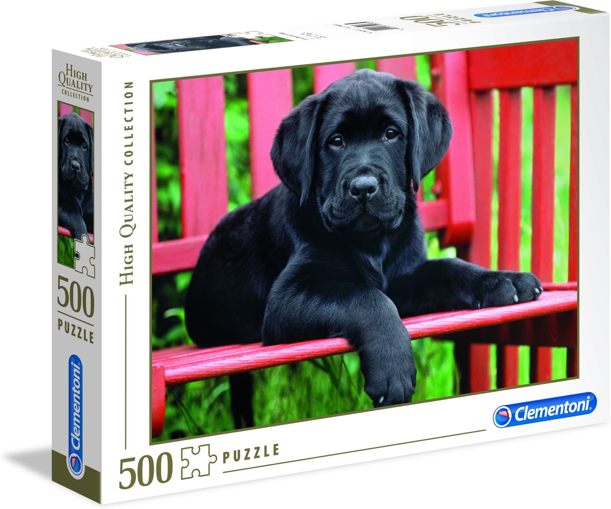 Clementoni - High Quality Collection puzzel - The black dog - 500 stukjes