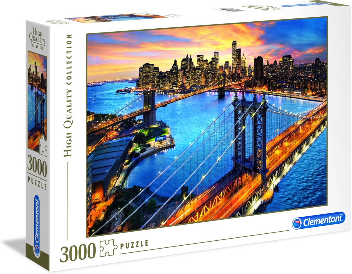 Clementoni - High Quality Puzzel Collectie - New York - 3000 stukjes