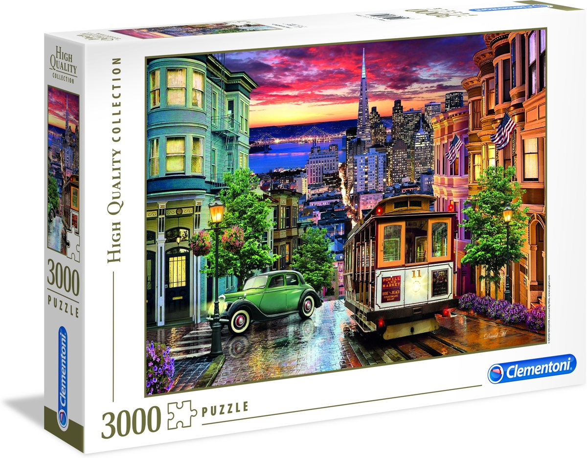 Clementoni - High Quality Puzzel Collectie - San Francisco - 3000 stukjes