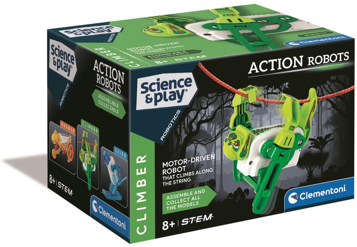   - Klimrobot - Science & Play - STEM speelgoed - Bouwpakket - vanaf 8 jaar