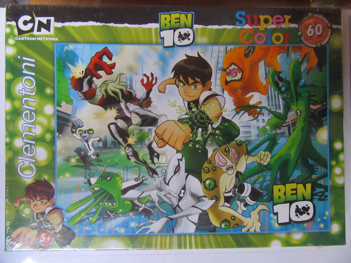 Clementoni - Legpuzzel - Puzzel 60 stukjes  - Super color - Ben 10