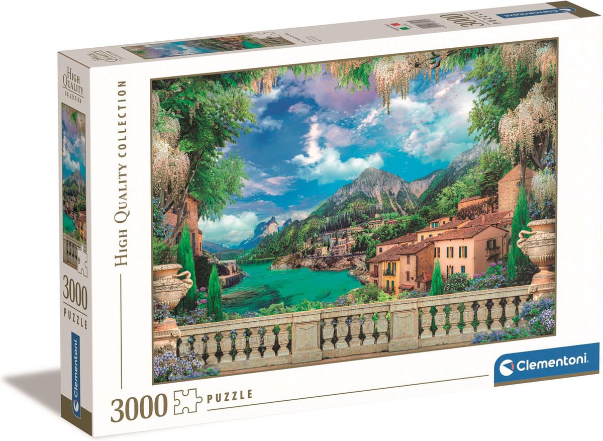 Clementoni - Puzzle Lush Terrace on Lake - 3000 stukjes - 33553