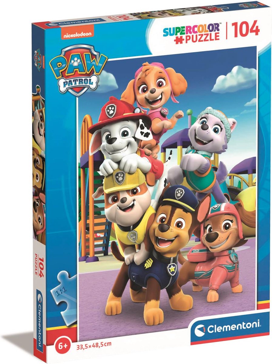 Clementoni - Puzzle Paw Patrol - 104 stukjes - 27178