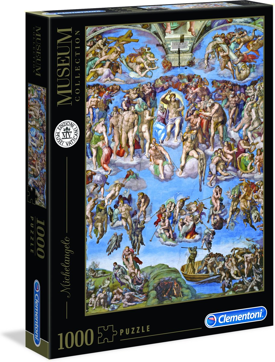 Clementoni - Vaticaanse Musea Puzzel Collectie - Michelangelo, Universal Judgement - 1000 stukjes