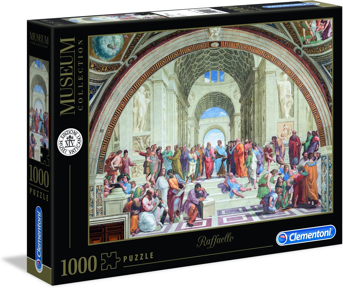 Clementoni - Vaticaanse Musea Puzzel Collectie - School of Athens - 1000 stukjes