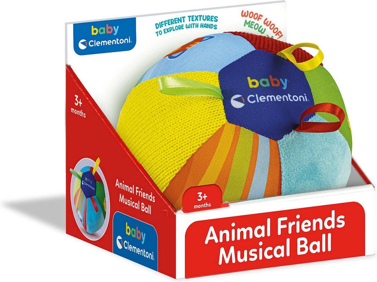 Clementoni Baby Animal Friends Muziek Ball