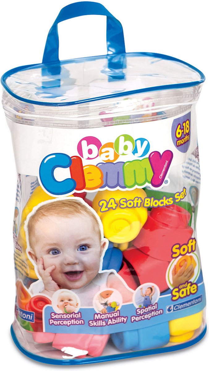 Clementoni Baby Clemmy Set 24 zachte blokken