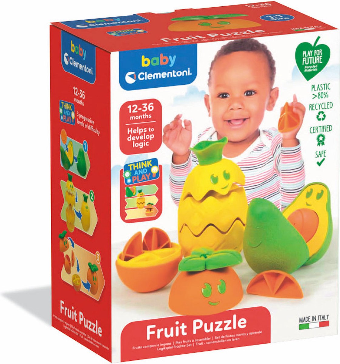 Clementoni Baby Play For Future Fruit Puzzel