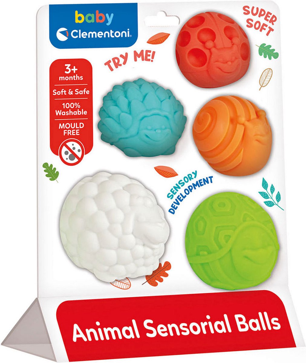 Clementoni Baby Sensorische Ballen Dieren