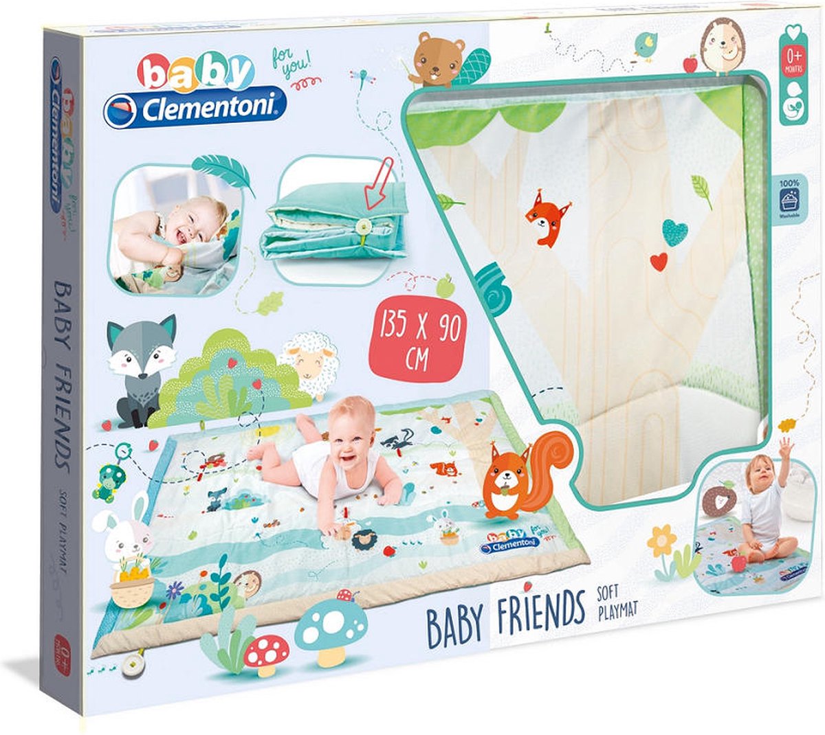 Clementoni Baby Speelmat XXL135x90cm