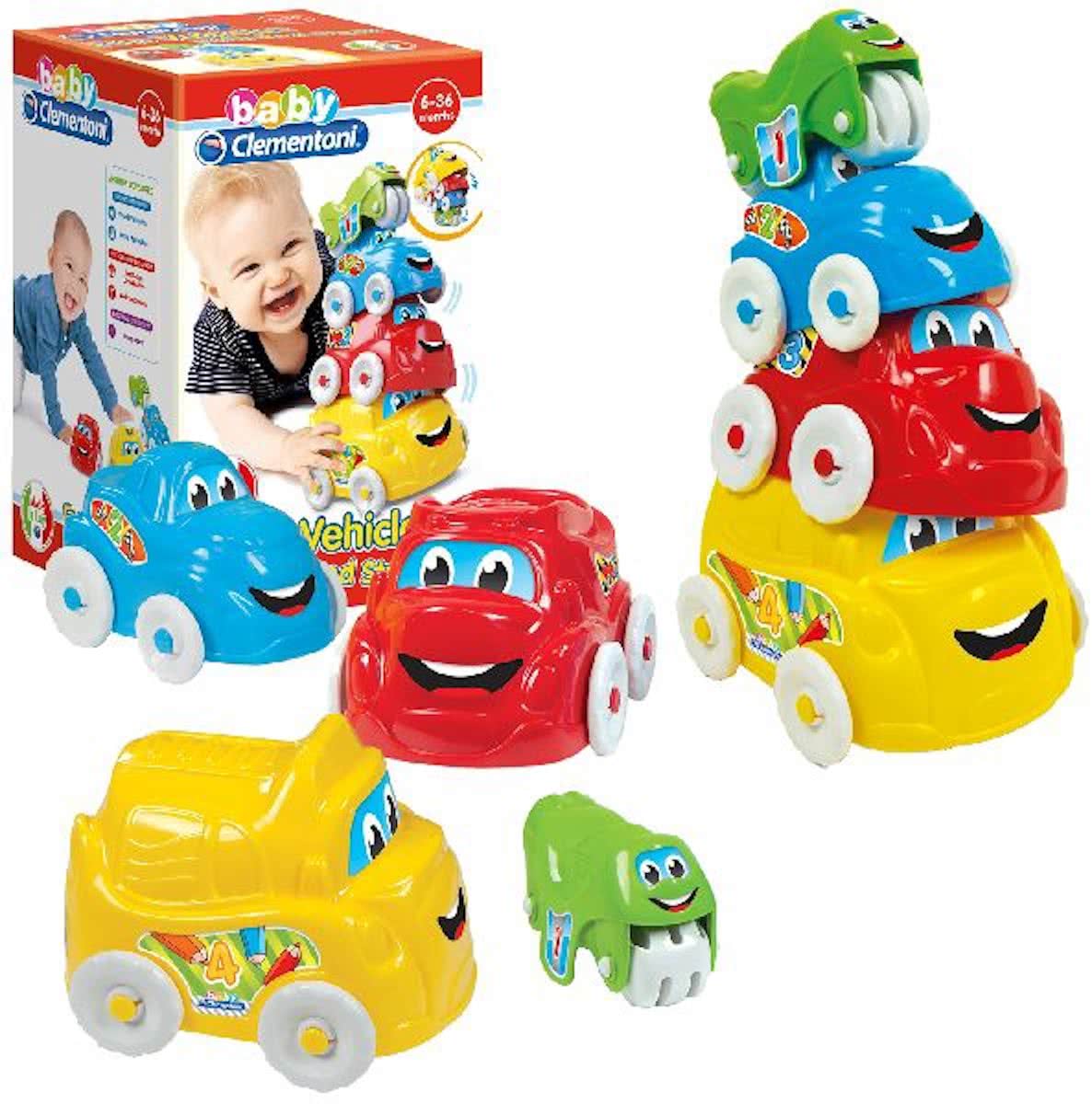 Clementoni Baby Stapel Voertuigen