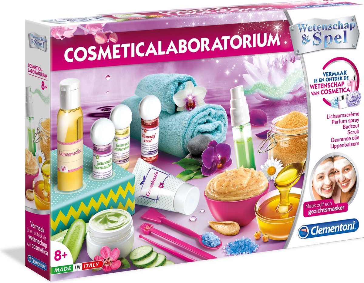 Clementoni Cosmeticalabaratorium - experimenteerset - wetenschap & spel