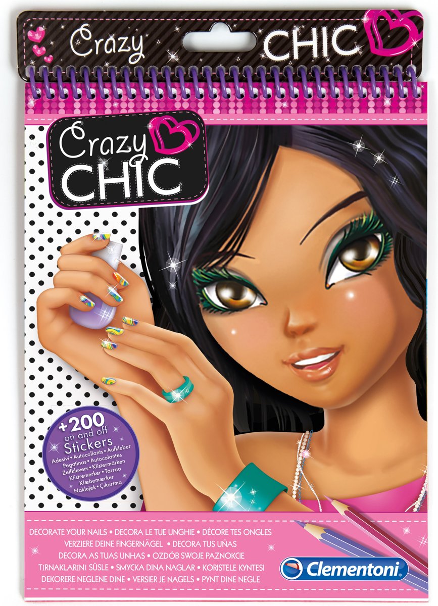 Clementoni Crazy Chic – Sketchbook Nagels