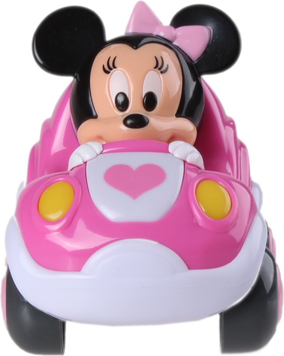 Clementoni Disney Baby Minnie Mouse Pull-back Auto Roze