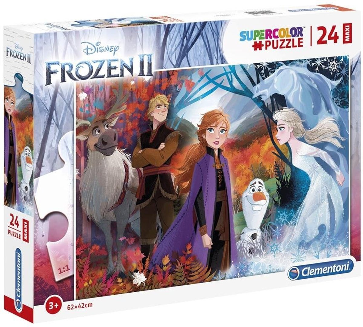 Clementoni Disney Frozen 2 Supercolor Puzzel 24 Stukjes