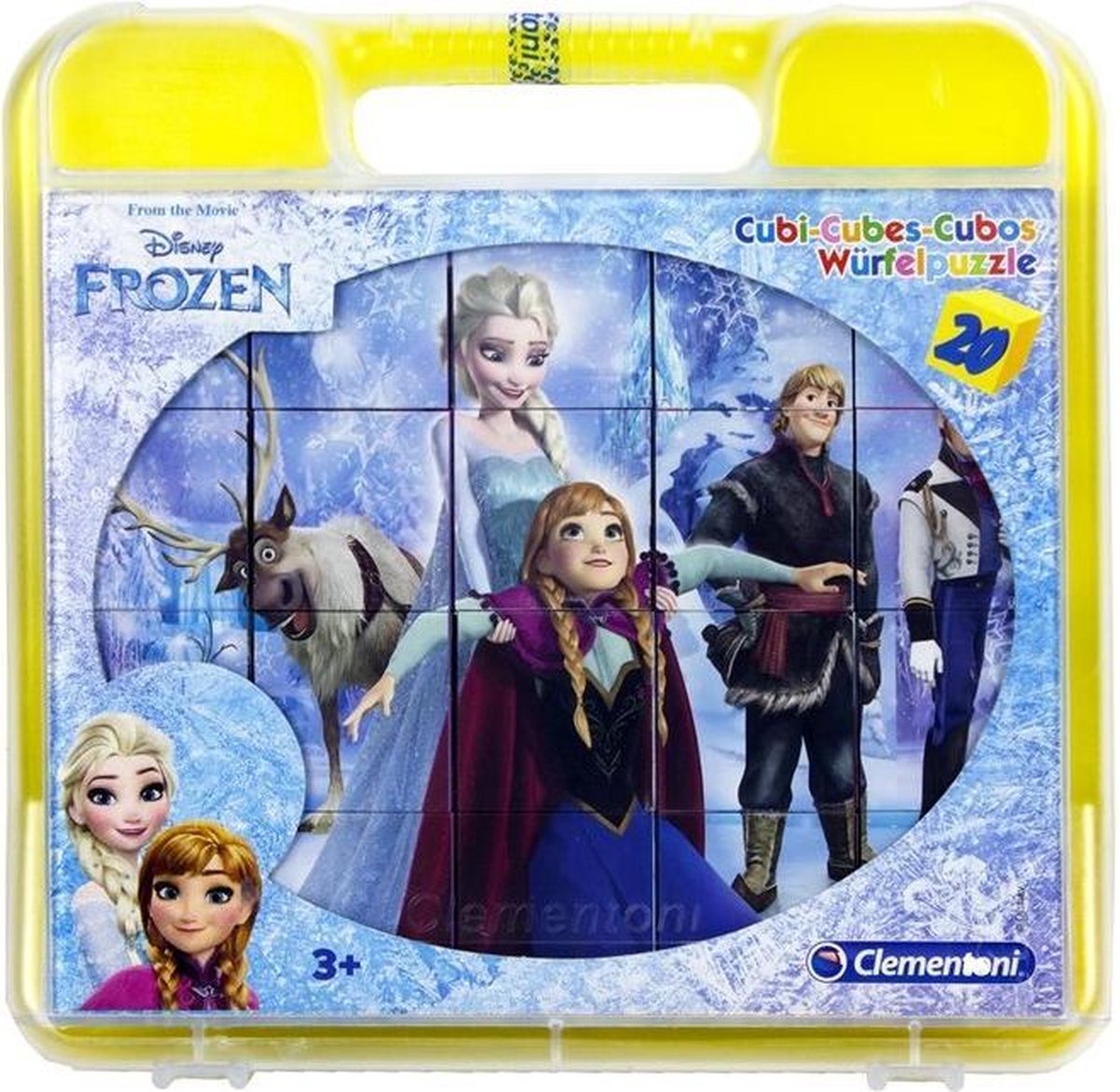 Clementoni Disney Frozen Puzzel in koffer 20 delig