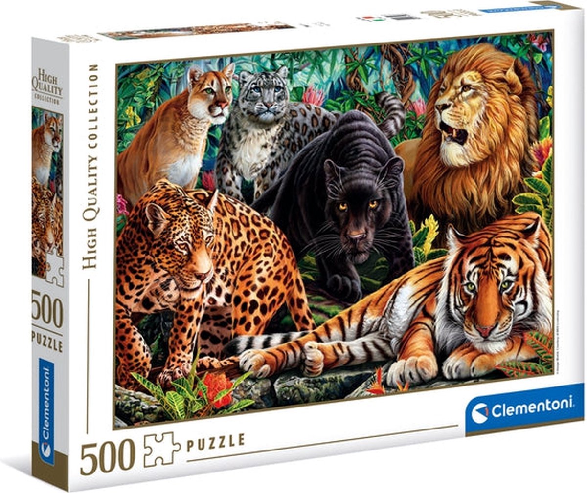 Clementoni High Quality Collection 35126 puzzel Blokpuzzel 500 stuk(s) Dieren