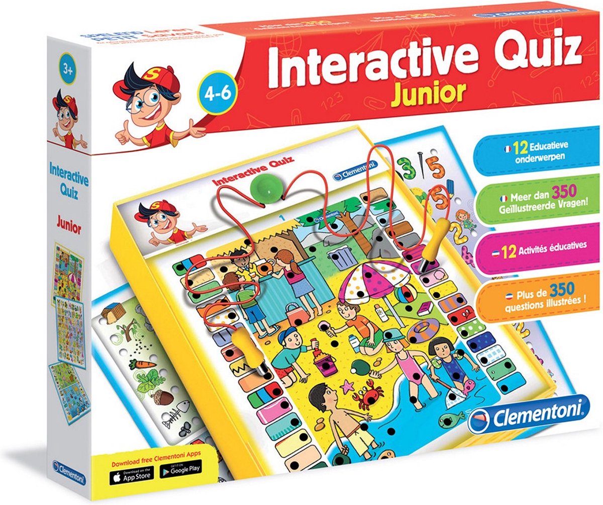 Clementoni Interactieve Quiz Junior 4-6 jaar