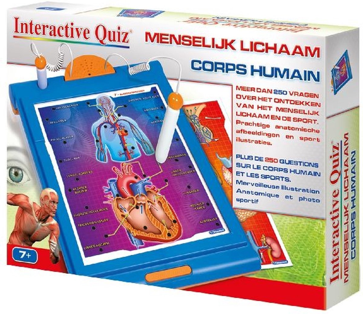 Clementoni Interactieve Quiz Menselijk Lichaam 7+