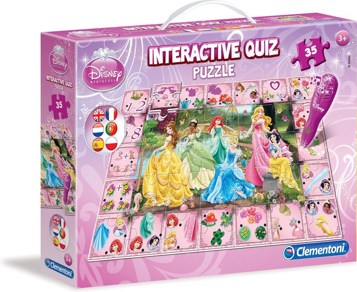 Clementoni Interactieve Quiz Puzzel - Prinsessen