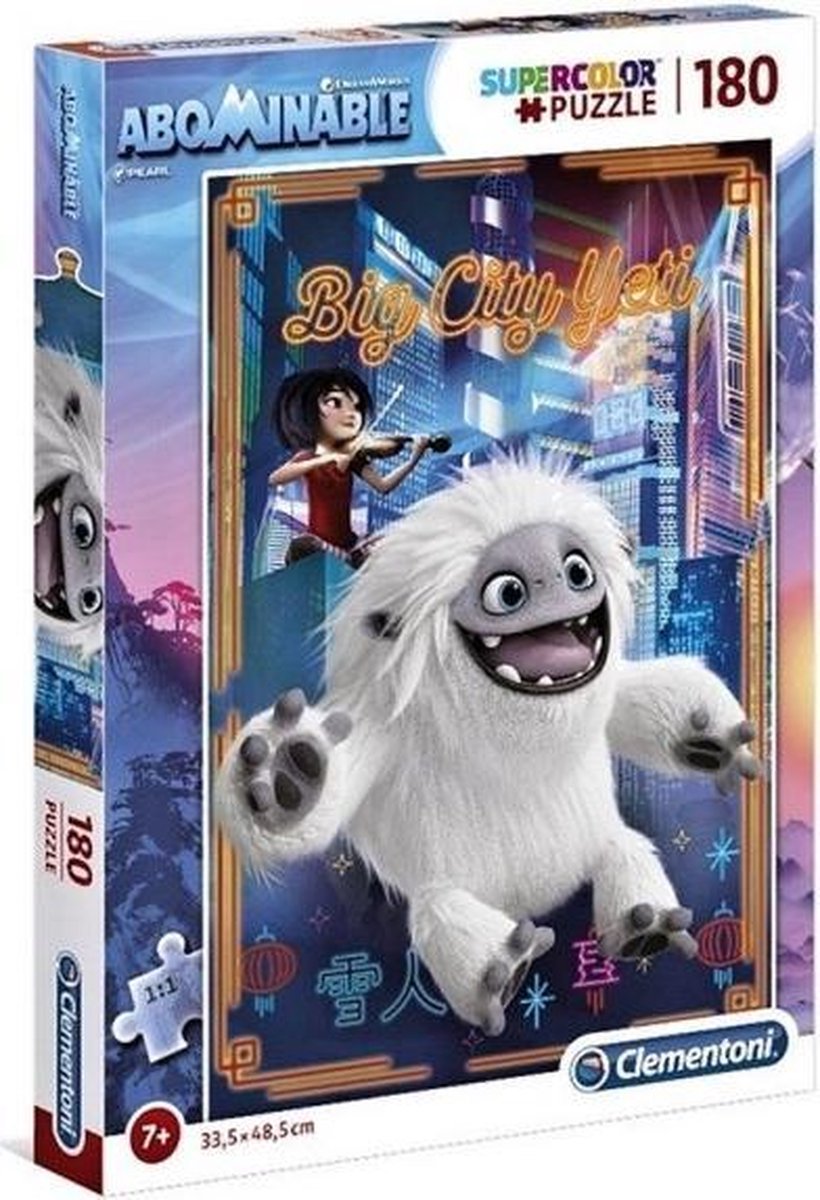 Clementoni Legpuzzel Abominable Big City Yeti 180 Stukjes