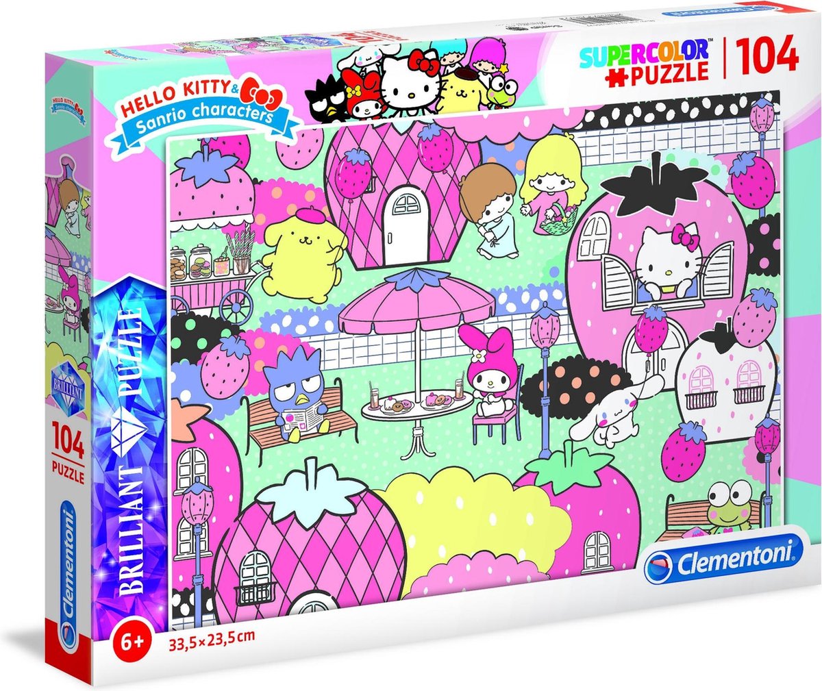 Clementoni Legpuzzel Hello Kitty Sanrio 104 Stukjes