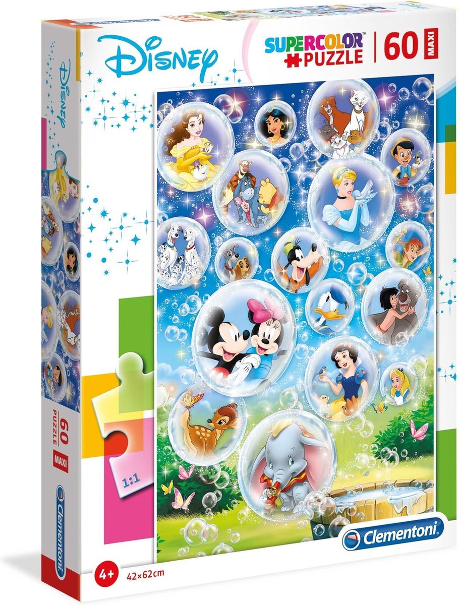 Clementoni Legpuzzel Maxi Disney Classic 60 Stukjes