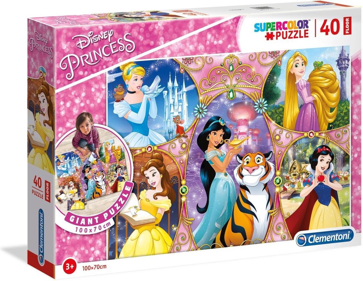 Clementoni Legpuzzel Maxi Disney Princess 40 Stukjes