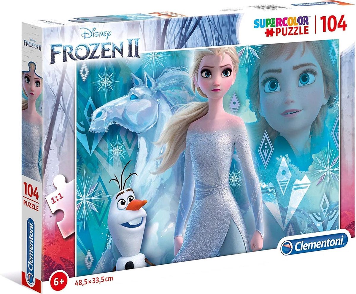 Clementoni Legpuzzel Supercolor Frozen Ii Junior 104 Stukjes