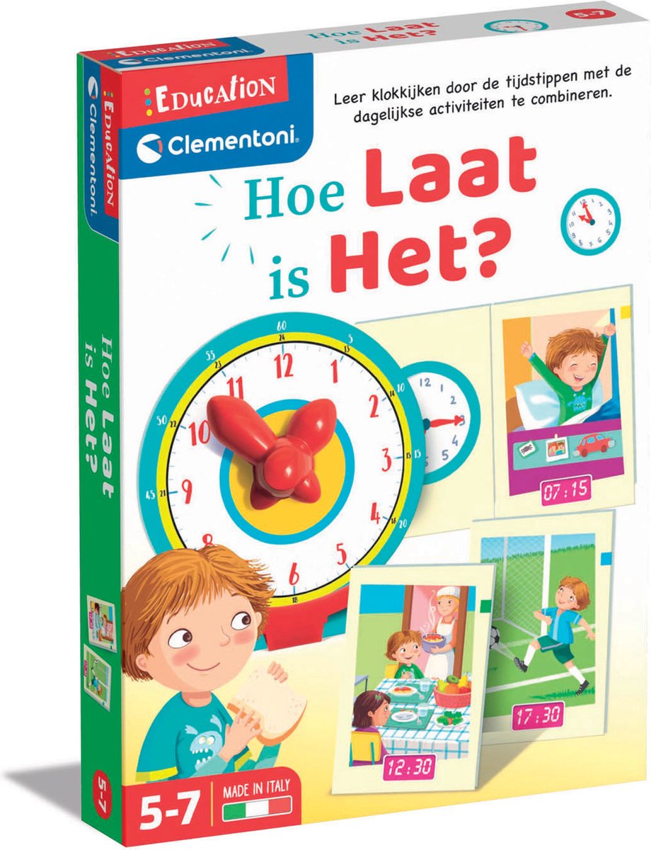 Clementoni Leren Klokkijken