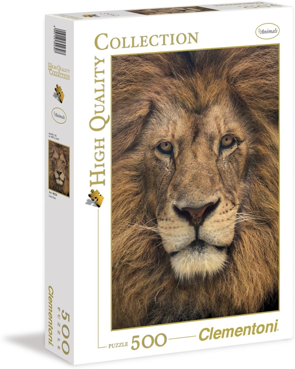 Clementoni Lion Face 500stuk(s)