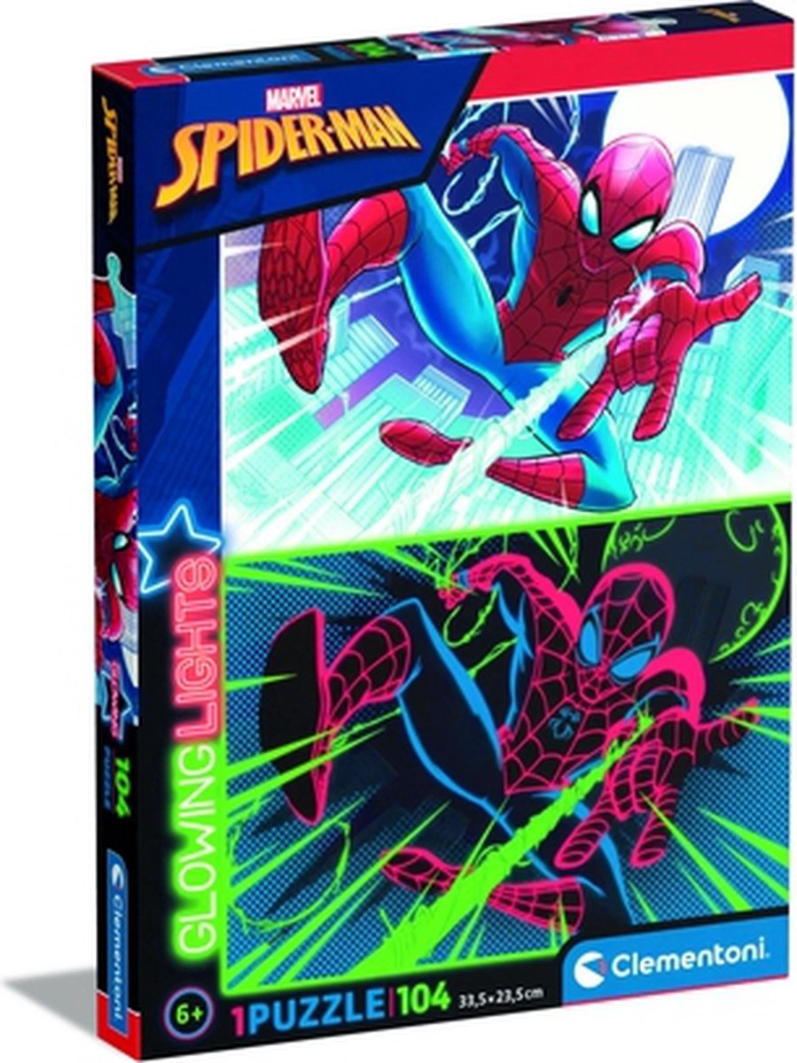 Clementoni Marvel Spiderman Contourpuzzel 104 stuk(s) Kunst