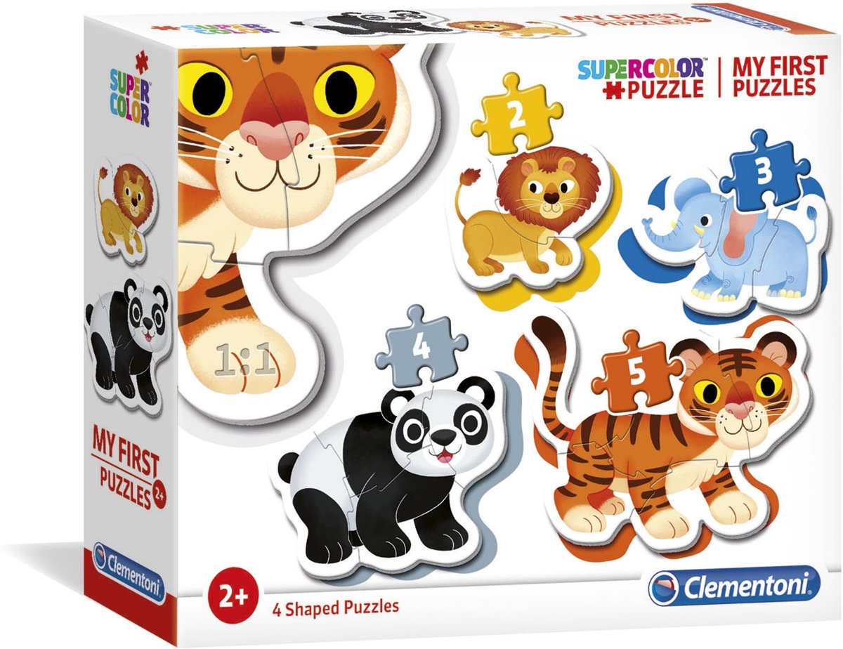 Clementoni Mijn Eerste Puzzels - Wilde Dieren