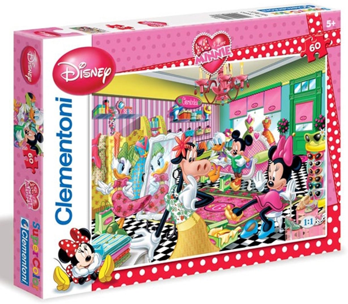 Clementoni Minnie Mouse - Puzzel - 60 stukjes